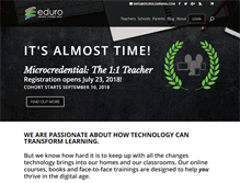 Tablet Screenshot of edurolearning.com